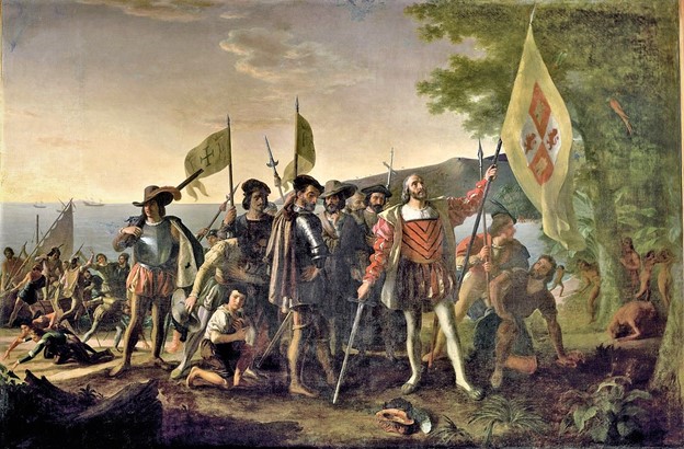 Columbus makes landfall